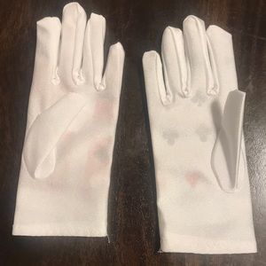 1 Pair Children's Dance Gloves Black White Elastic Festival Performance Gloves